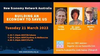 NENA Webinar: Building An Economy to Save Us