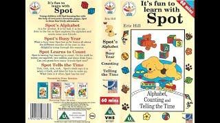 It's Fun To Learn With Spot: Alphabet, Counting and Telling the Time (1995 UK VHS)