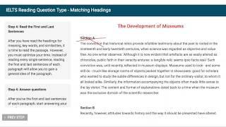 IELTS Academic Reading - Matching Headings