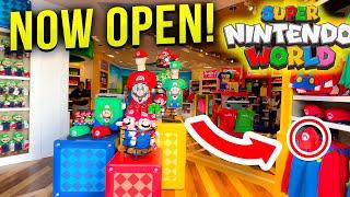 Universal Studios Super Nintendo World Store (NOW OPEN) Hollywood FULL Walkthrough & Tour