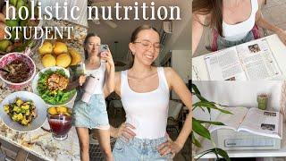 Day in the life of a holistic nutrition student + what I eat in a day get to know me