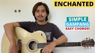 CHORD SIMPLE GAMPANG (Enchanted - Taylor Swift) (Tutorial Gitar) Easy Guitar Chords!