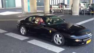 Ferrari 456 GT Loud Sound Accelerating in Amsterdam HD