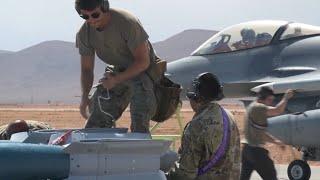 African Lion 21 - F-16 ACE Broll on Guelmim Air Base, Morocco, 16 June 2021.