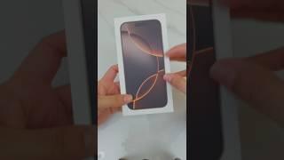 [ASMR] Unboxing My *NEW* IPhone 16 Pro Max 1TB in Desert Titanium Color  #iphone16promax #shorts