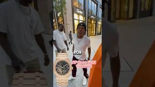BH!! Unrehearsed street interview!! Love his style & Rose Gold AP!! #Zivthewatchguy