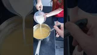 Ellie making a trifle