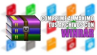  ¿Archivos pesados? | Como comprimir al máximo con WinRar 