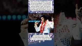 Elvis Flew 1,000 Miles for a Sandwich?!  #didyouknow #celebritynews #shorts #celebritylife