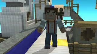 Never do this in Sky City - Minecraft: Story Mode Modded