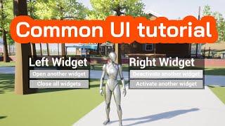 Common UI tutorial - easy gamepad UI in Unreal Engine 5