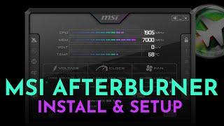 How To Setup MSI Afterburner & On Screen Display (2021)