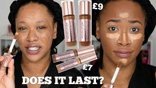 REVOLUTION CONCEAL & DEFINE FOUNDATION REVIEW, WEAR TEST & SWATCHES!