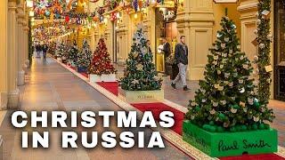 Christmas Tree Hunting in a Luxury Moscow Shopping Mall