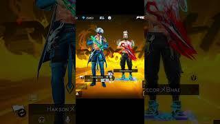 V badge player Decor bhai ne Collection vs k liye Challenge kardiya - Garena free fire max #shorts