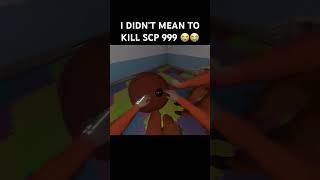 I KILLED SCP 999 #scp #vr #scplabrat #scp999 #scpfoundation #scpslfunnymoments #horrorgaming