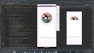 Android – Imageview on the top of cardview | Android Studio | Java