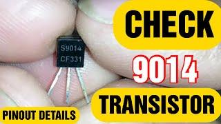 How to check 9014 transistor with multimeter I 9014 transistor pinout l 9014 transistor testing