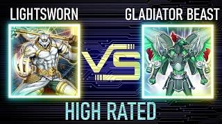 Lightsworn vs Gladiator beast | High Rated | Edison Format | Dueling Book