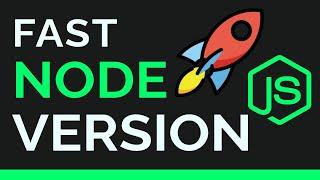 Manage Node Versions Using Fast Node Manager - FNM