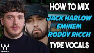 HOW TO MIX "Jack Harlow, Eminem, Roddy Ricch" Type Rap Vocals On Pro Tools Intro W/ WAVES ESSENTIAL