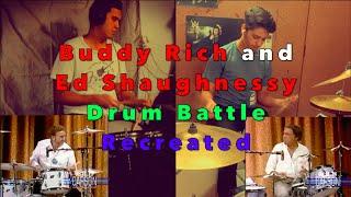 Buddy Rich and Ed Shaughnessy Drum Battle Recreated | ft. Louis Pressacco