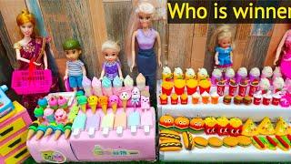 School competition Who is the winner Ice cream Vs pizza burger shop/Barbie show tamil