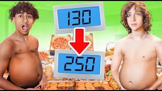 Who Can GAIN The MOST WEIGHT In 24 HOURS!!