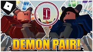 How to get the BEELZEBUB AND MANIA SKINS & "DEMON PAIR" BADGE in ARSENAL! [ROBLOX]