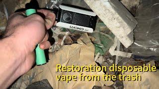 Restoration# disposable vape from the trash asmr#