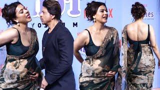 Kajol and Shah Rukh Khan Most Adorable Moment during The Archies Screening