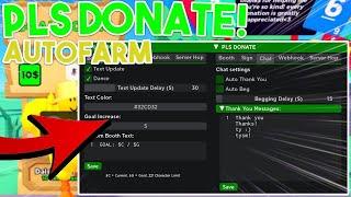 Pls Donate Script/Hack – Infinite Robux, Auto Beg, Fake Donations (2023)!