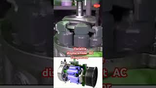variable displacement AC compressor. #airconditioner #compressor #refrigeration #mechanical #design
