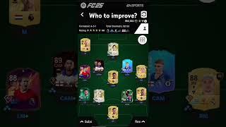 Who to improve? #subscribe #fifa #ultimateteam #eafc25 #fifaultimateteam #shorts #eafcultimateteam