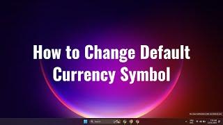 How to Change Default Currency Symbol in Windows 10 or 11 on Computer or Laptop [Hindi]