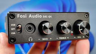 Обзор Fosi Audio Q4 DAC ► ШИКАРНЫЙ усилитель для наушников + ЦАП