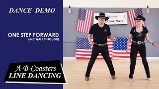 ONE STEP FORWARD - Line Dance Demo & Walk Through