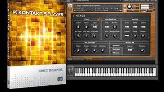 play custom instruments in the free Kontakt Player