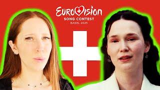 LET'S REACT TO SWITZERLAND'S SONG FOR EUROVISION 2025 // ZOË MË "VOYAGE"