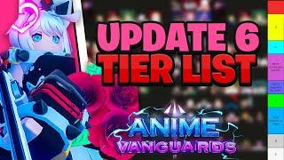 Anime Vanguards UPDATE 6 Tier List! (Best Units & Meta)