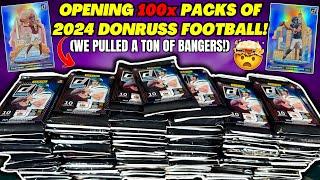 *OPENING 100x PACKS OF 2024 DONRUSS FOOTBALL! WE PULLED SOME ABSOLUTE BANGERS!