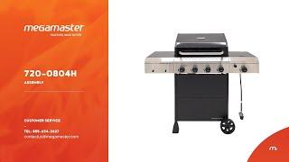 Megamaster 4 Burner Propane Gas Grill: Product Assembly