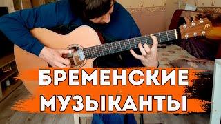 Бременские музыканты на гитаре (песня друзей)