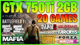 TOP 20 High Games on GTX 750Ti 2GB || 16GB Ram || i5 3570 || Best Setting || 1080P