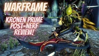 Warframe Kronen prime Post-Nerf and new meta build !!!