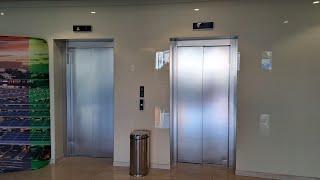 Nice 2015 Kone MonoSpace MRL traction elevators @ Ramada Plaza Craiova, Craiova, RO