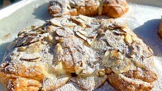 Bakery Style Almond Croissants - Easy Recipe Using Day Old Croissants