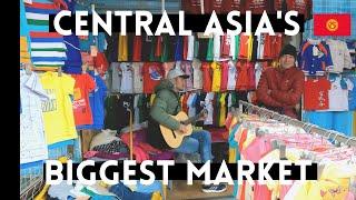 THIS MARKET IS HUGE! Getting Completely Lost in Kyrgyzstan's Biggest Market