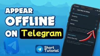 How to appear offline in telegram 2024 | Initial Solution