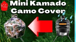 Mini Kamado Cover in 600D Camo Oxford Fabric